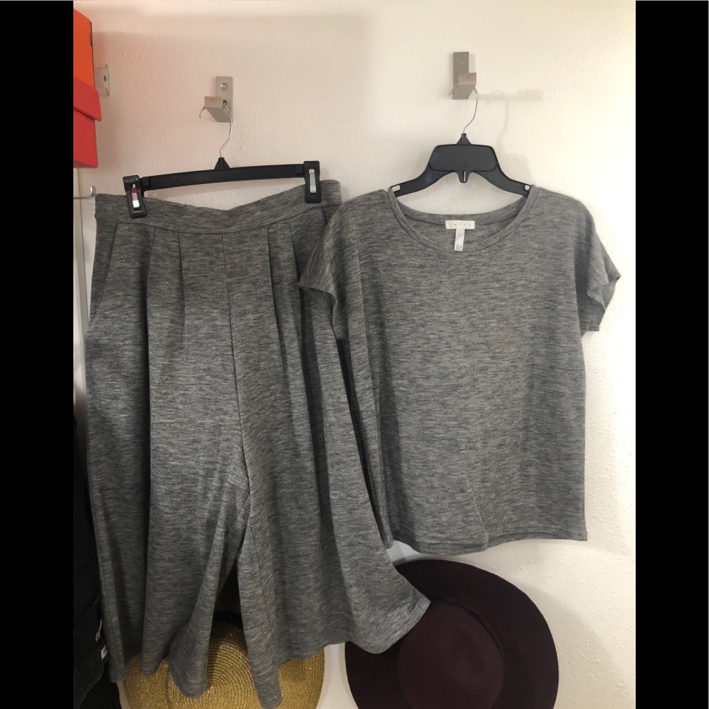 Wide leg 2 piece set